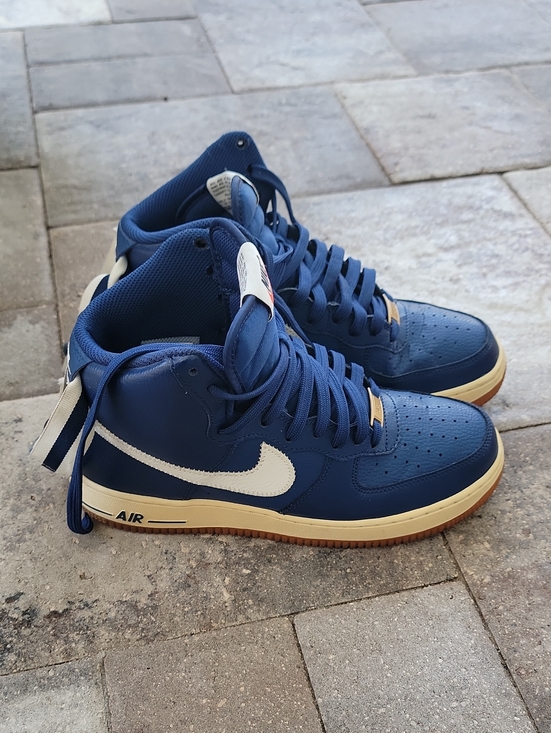 Nike Other - Nike Air Force 1 High Top GS Coastal Blue M Sz 8 Year 2015